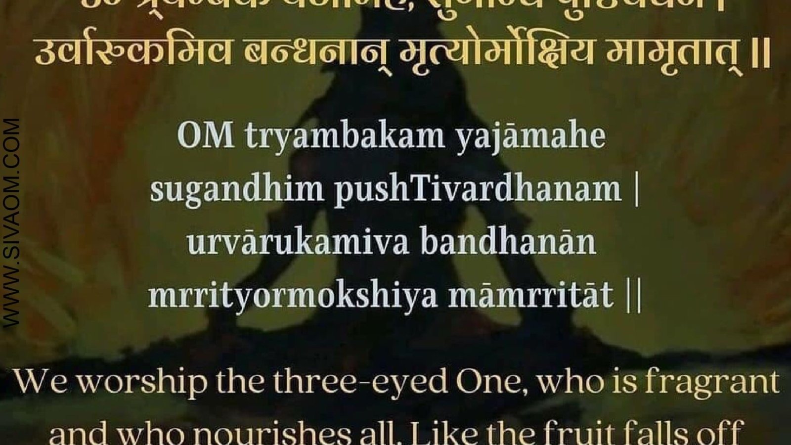 The Mahamrityunjaya Mantra - Siva Om